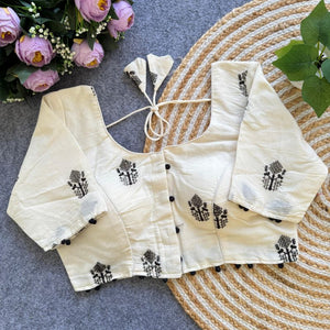 Amrah Wholesale Fab Khadi Vol 9 Khadi Printed Blouse