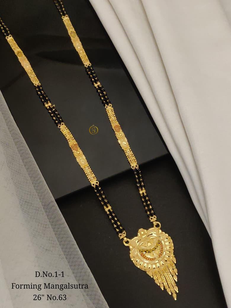 Amrah Wholesale Forming Golden Mangalsutra 26 Brass Gold Forming Set