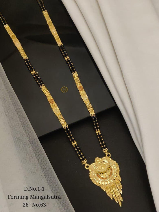 Amrah Wholesale Forming Golden Mangalsutra 26 Brass Gold Forming Set