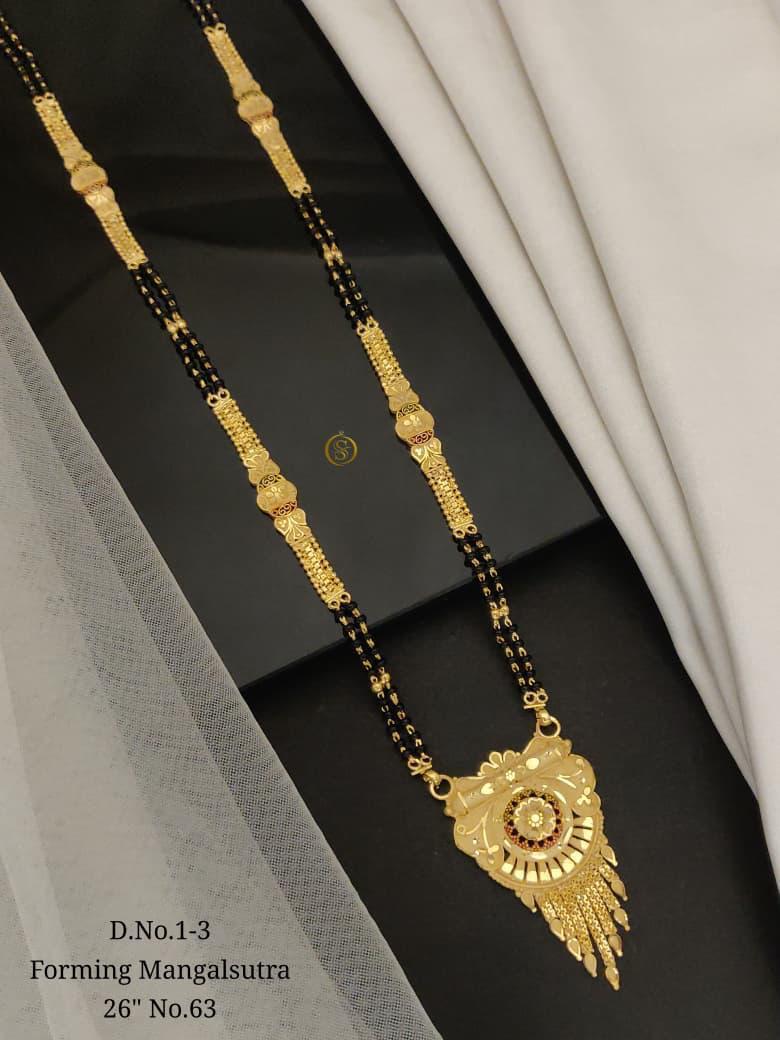 Amrah Wholesale Forming Golden Mangalsutra 26 Brass Gold Forming Set