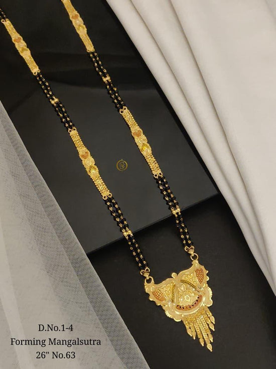 Amrah Wholesale Forming Golden Mangalsutra 26 Brass Gold Forming Set