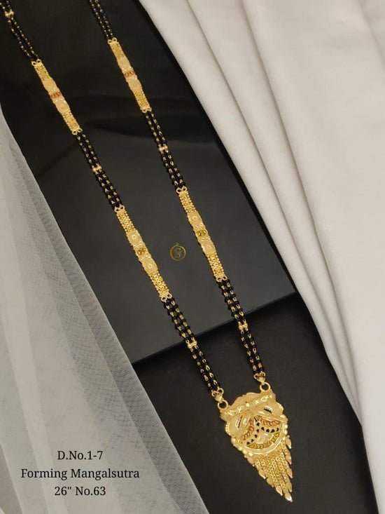 Amrah Wholesale Forming Golden Mangalsutra 26 Brass Gold Forming Set