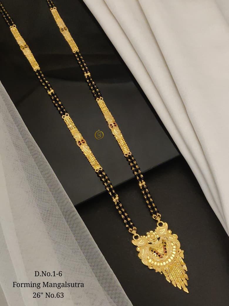 Amrah Wholesale Forming Golden Mangalsutra 26 Brass Gold Forming Set