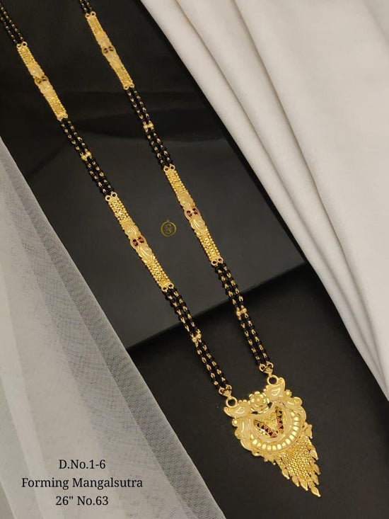 Amrah Wholesale Forming Golden Mangalsutra 26 Brass Gold Forming Set