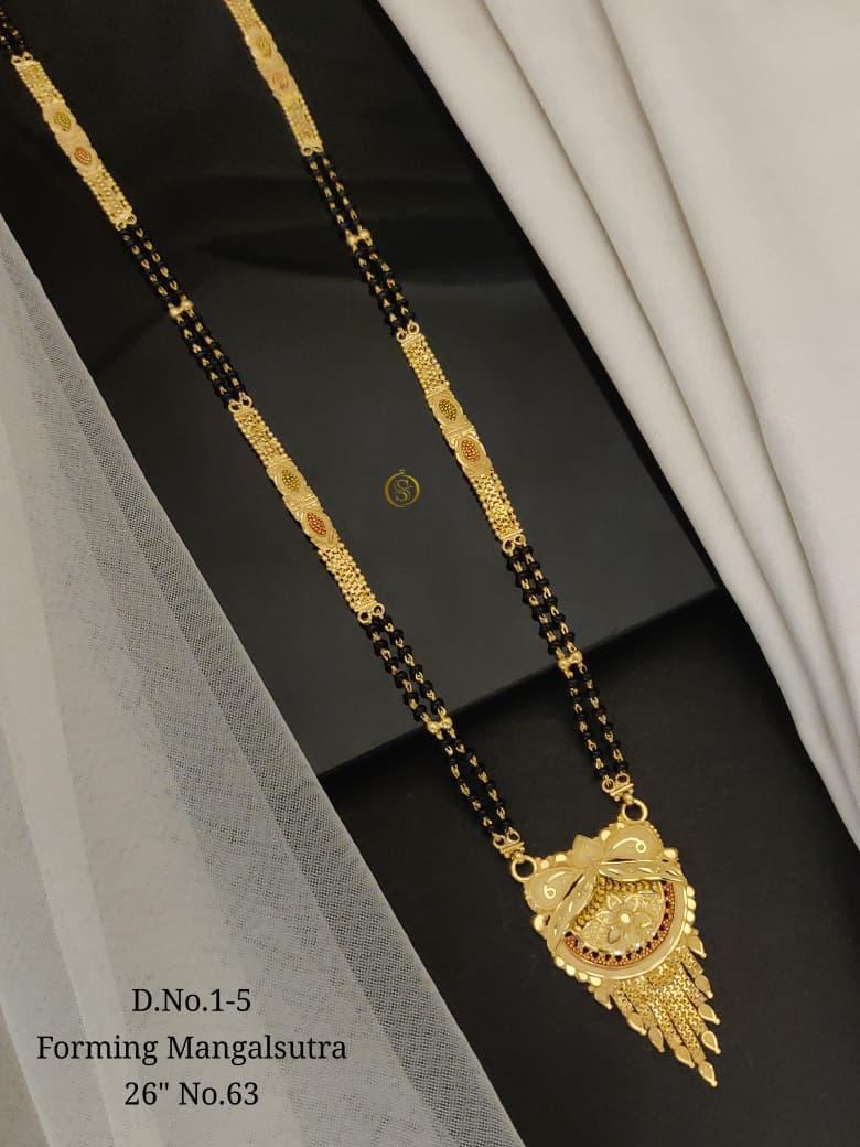 Amrah Wholesale Forming Golden Mangalsutra 26 Brass Gold Forming Set