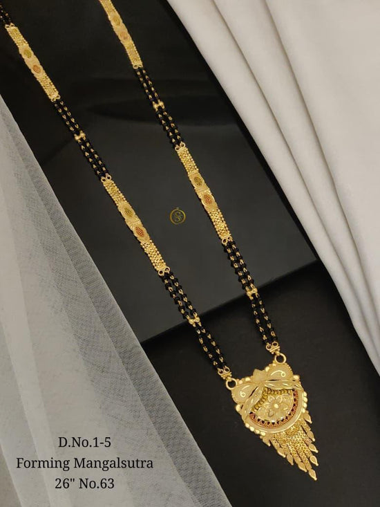Amrah Wholesale Forming Golden Mangalsutra 26 Brass Gold Forming Set
