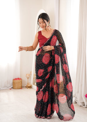 Amrah Wholesale Gola Vol 1 Georgette Saree - Amrah Wholesale