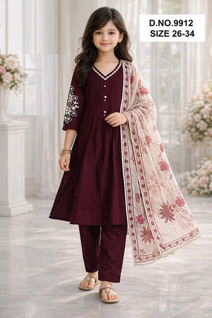Amrah Haely 9912 Vatican Girls Ethnic Dress