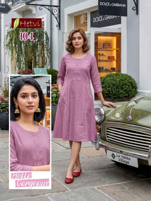 Amrah Hetvi Karitva Silk Umbrella Kurti