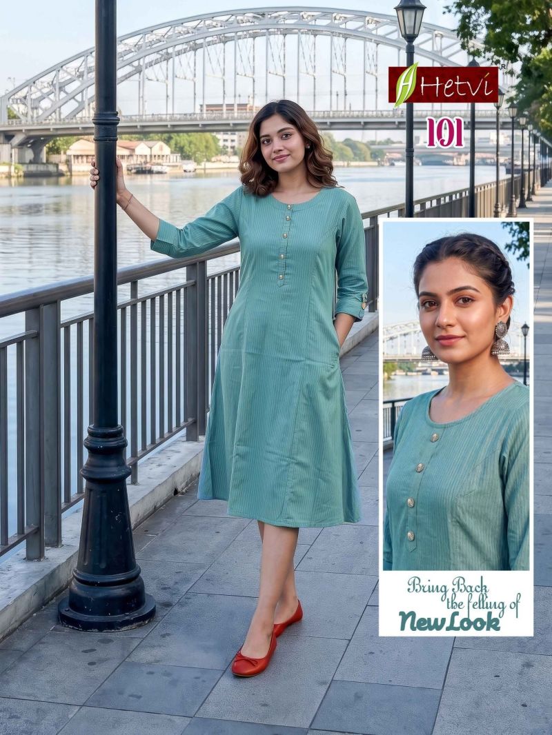 Amrah Hetvi Karitva Silk Umbrella Kurti