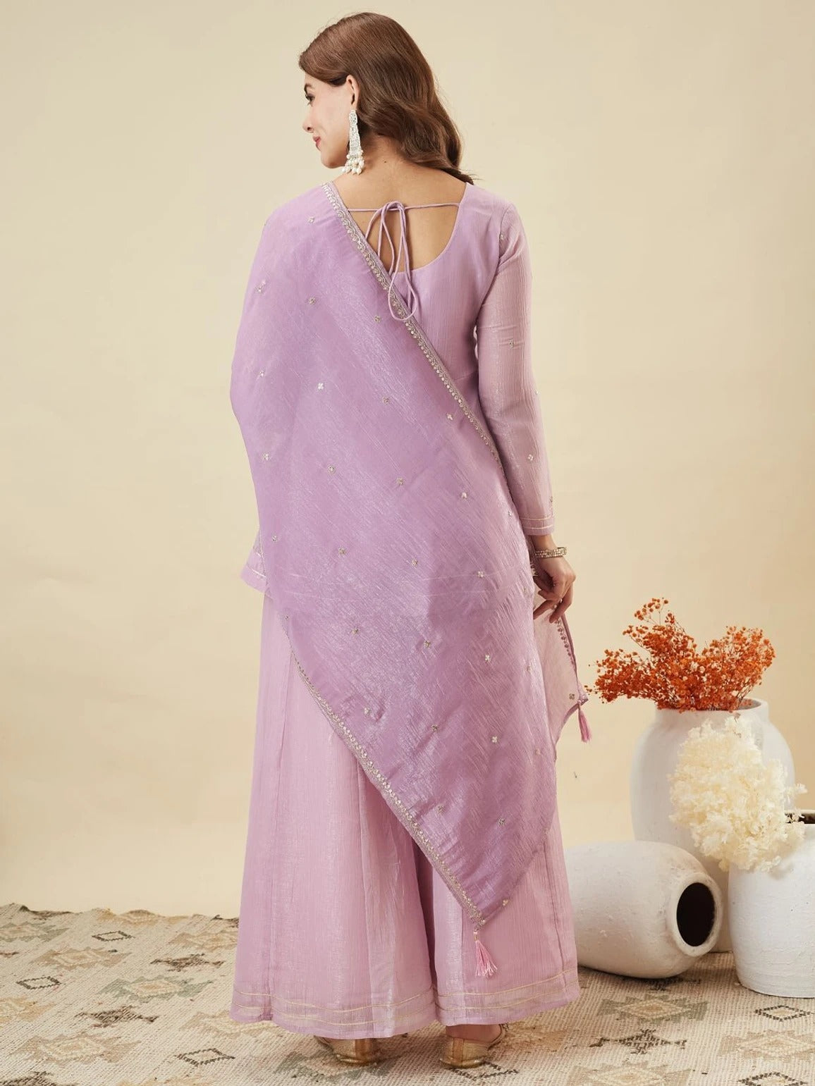 Amrah Wholesale Honey 01 Crunchy Silk Embroidered Salwar Suit Set