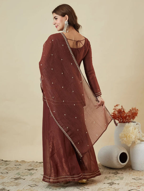 Amrah Wholesale Honey 01 Crunchy Silk Embroidered Salwar Suit Set
