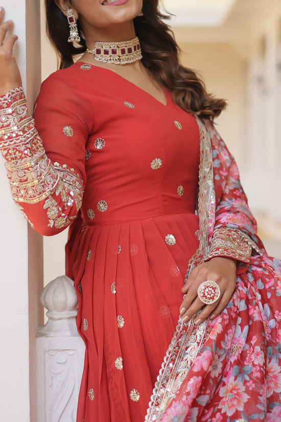 Amrah Ka 1078 Faux Georgette Gown Collection
