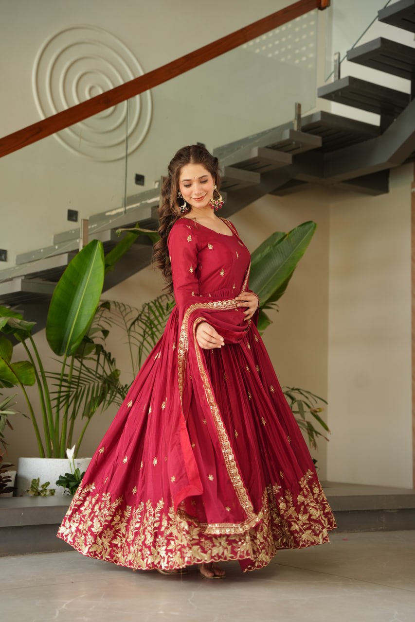 Amrah Wholesale Ka 1166 Chinon Gown