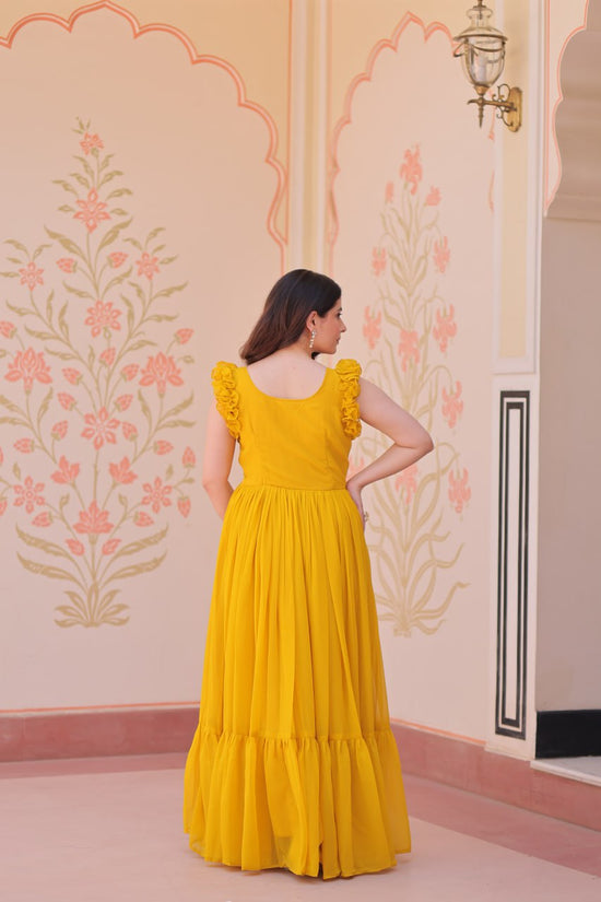 Amrah Wholesale Ka 1174 Faux Georgette Gown