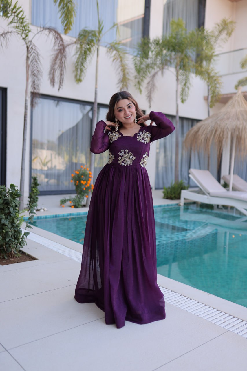 Amrah Ka 1222 Fancy Fabric Gown Collection