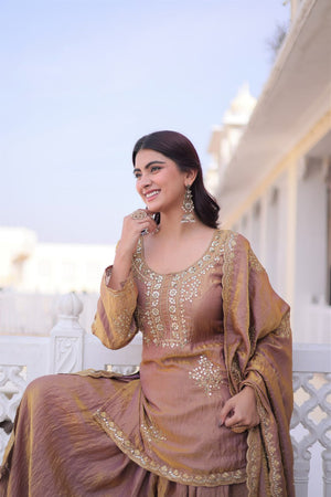 Amrah Ka 1229 Fendy Crush Salwar Suit Set