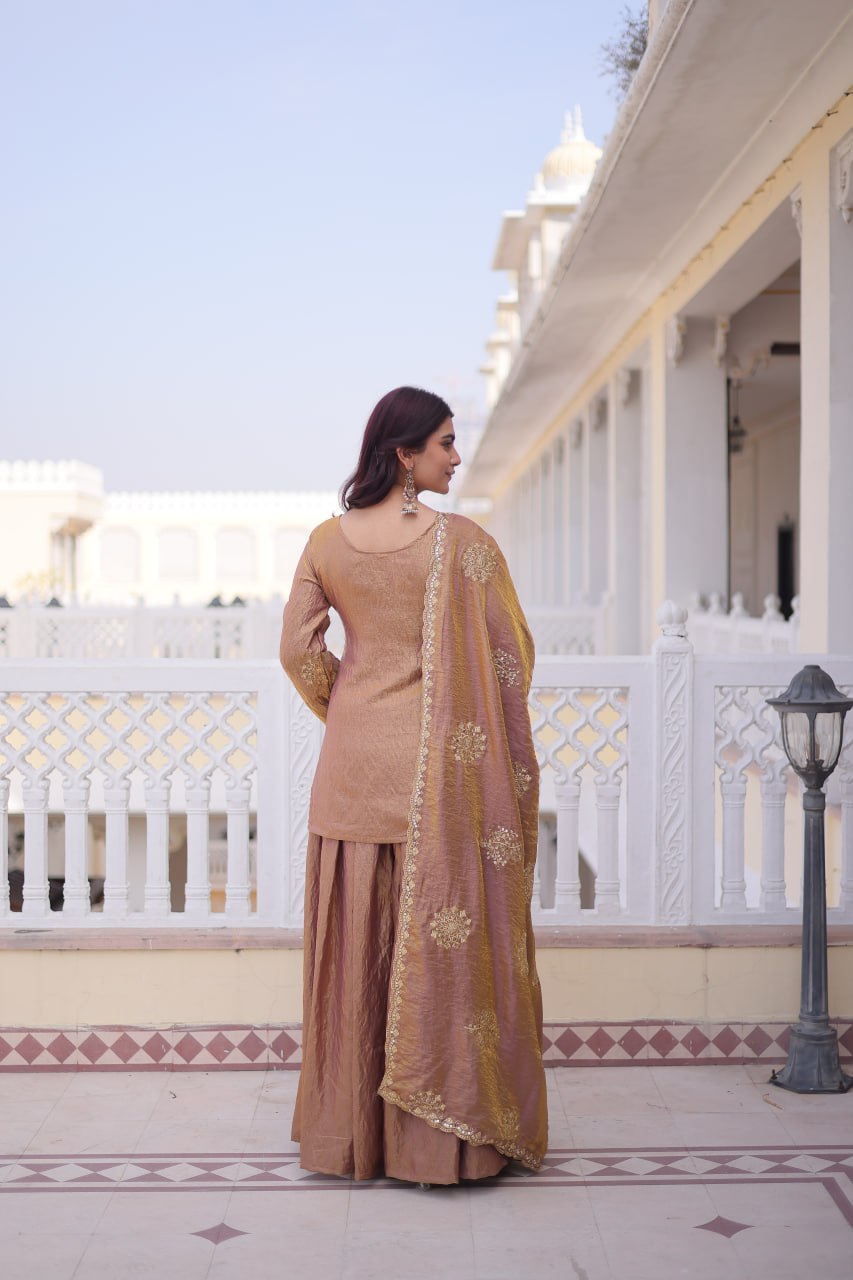 Amrah Ka 1229 Fendy Crush Salwar Suit Set