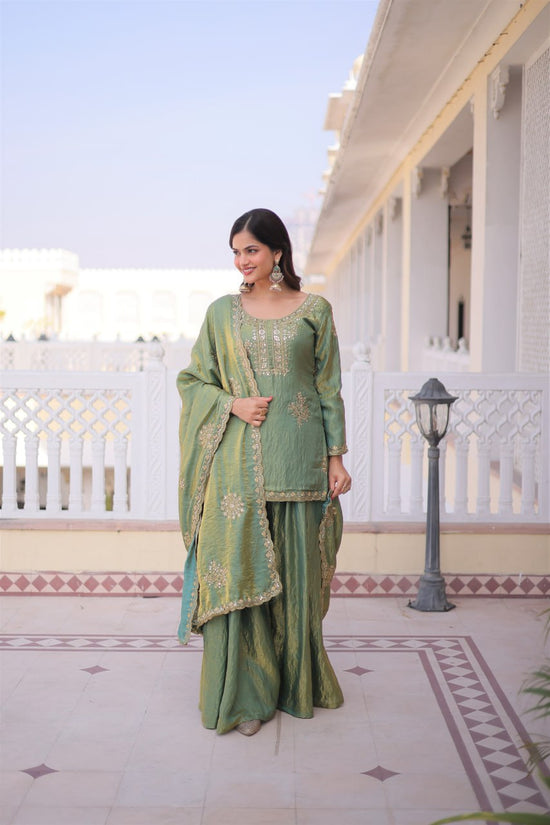 Amrah Ka 1229 Fendy Crush Salwar Suit Set