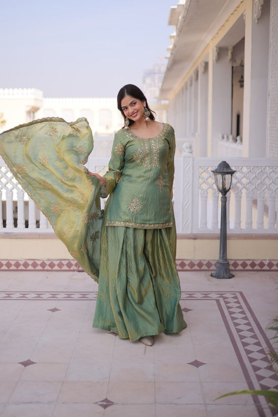 Amrah Ka 1229 Fendy Crush Salwar Suit Set