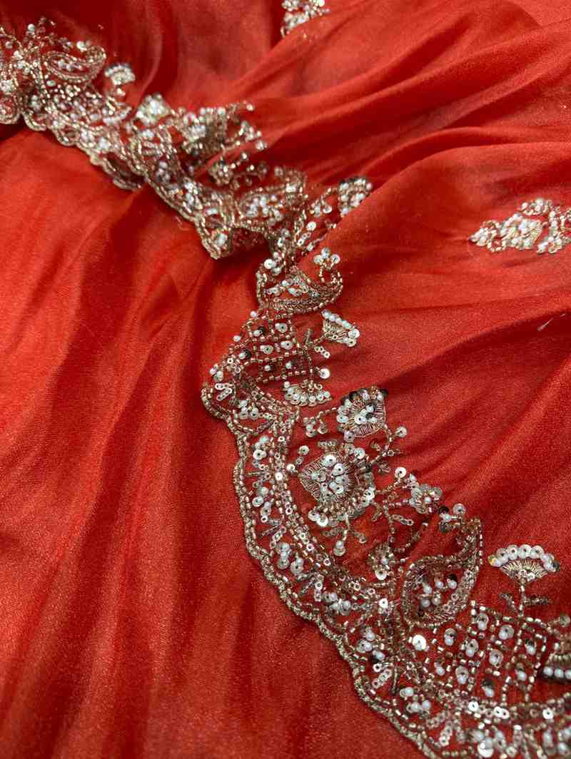 Kc 2121 Soft Tissue Embroidered Designer Saree Collection - Amrah Wholesale