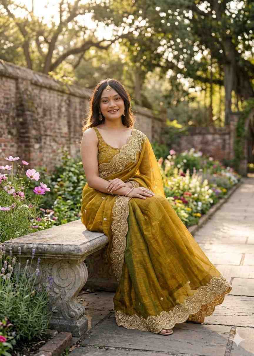Kc 921 Fendy Chiffon Sequins Saree Collection - Amrah Wholesale