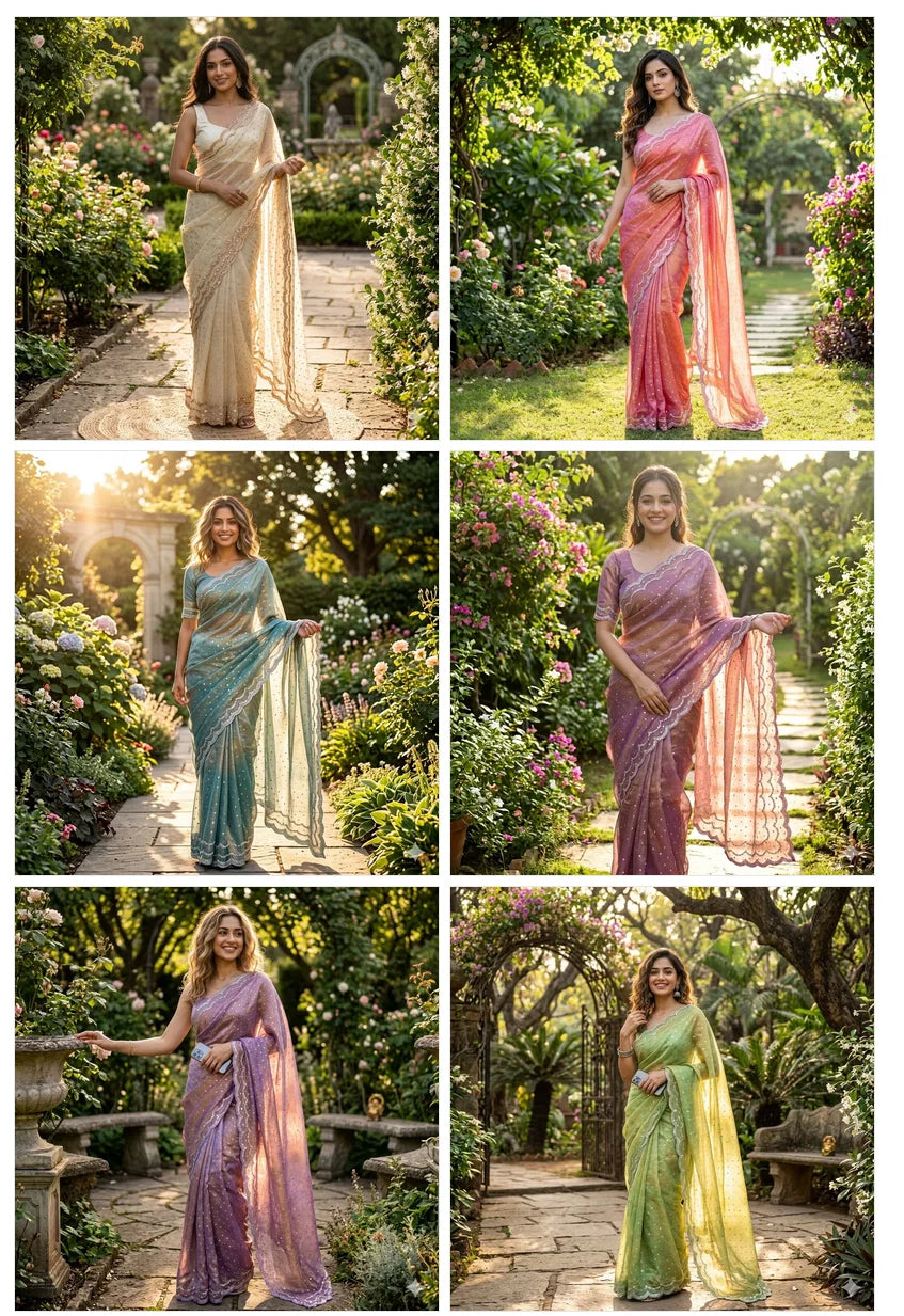 Amrah Wholesale Kc 990 Pure Butty Silk Saree Collection