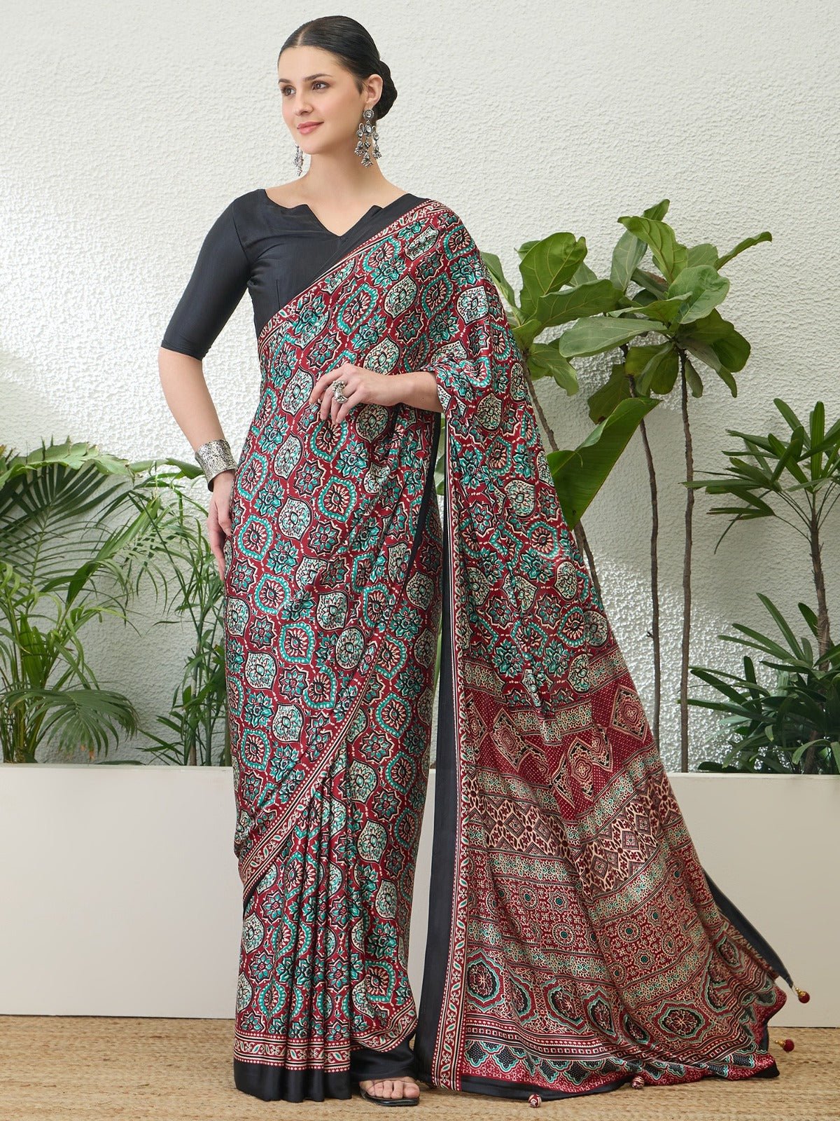 Amrah Wholesale Lux Vol 32 Semi Modal Saree - Amrah Wholesale