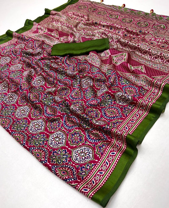 Amrah Wholesale Lux Vol 32 Semi Modal Saree - Amrah Wholesale