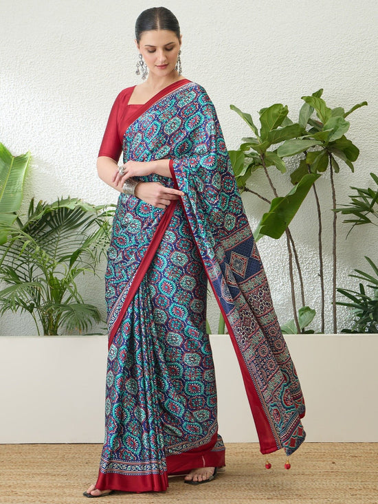Amrah Wholesale Lux Vol 32 Semi Modal Saree - Amrah Wholesale