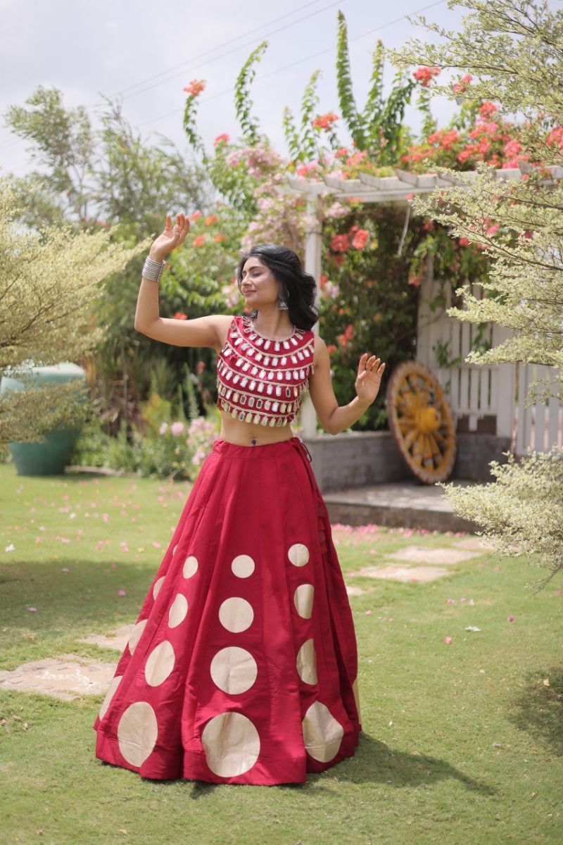 Amrah Lw 7173 Roman Silk Readymade Lehenga Choli