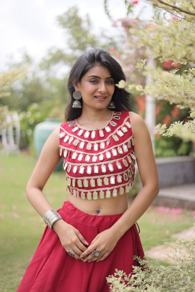 Amrah Lw 7173 Roman Silk Readymade Lehenga Choli
