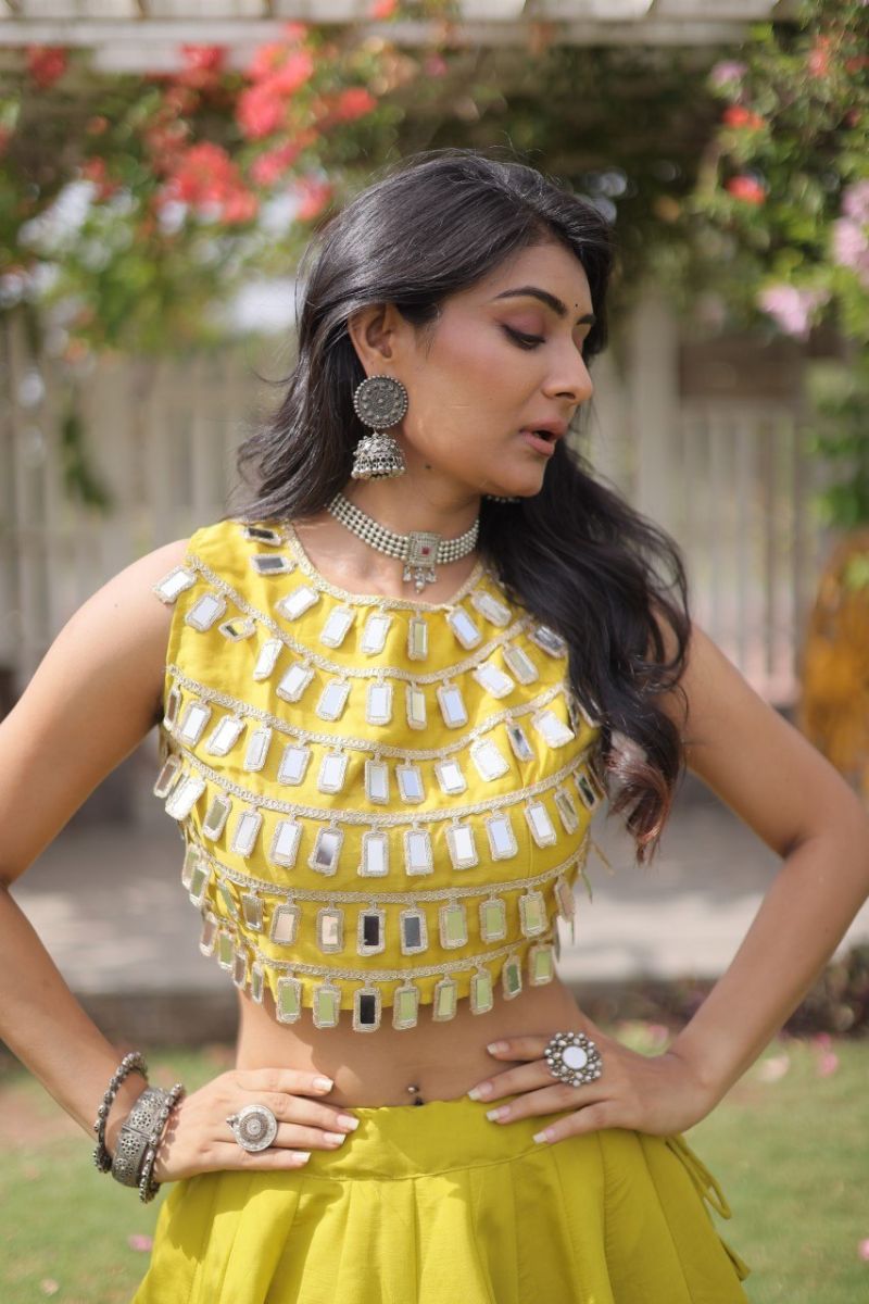 Amrah Lw 7173 Roman Silk Readymade Lehenga Choli