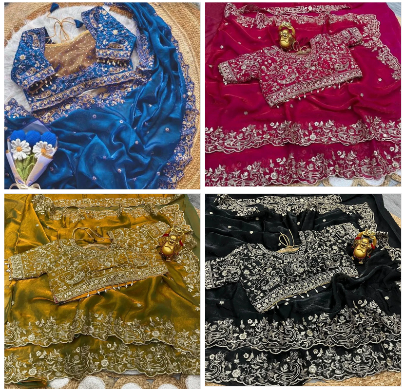 Amrah Wholesale Mango Saree Mg Saree - Amrah Wholesale