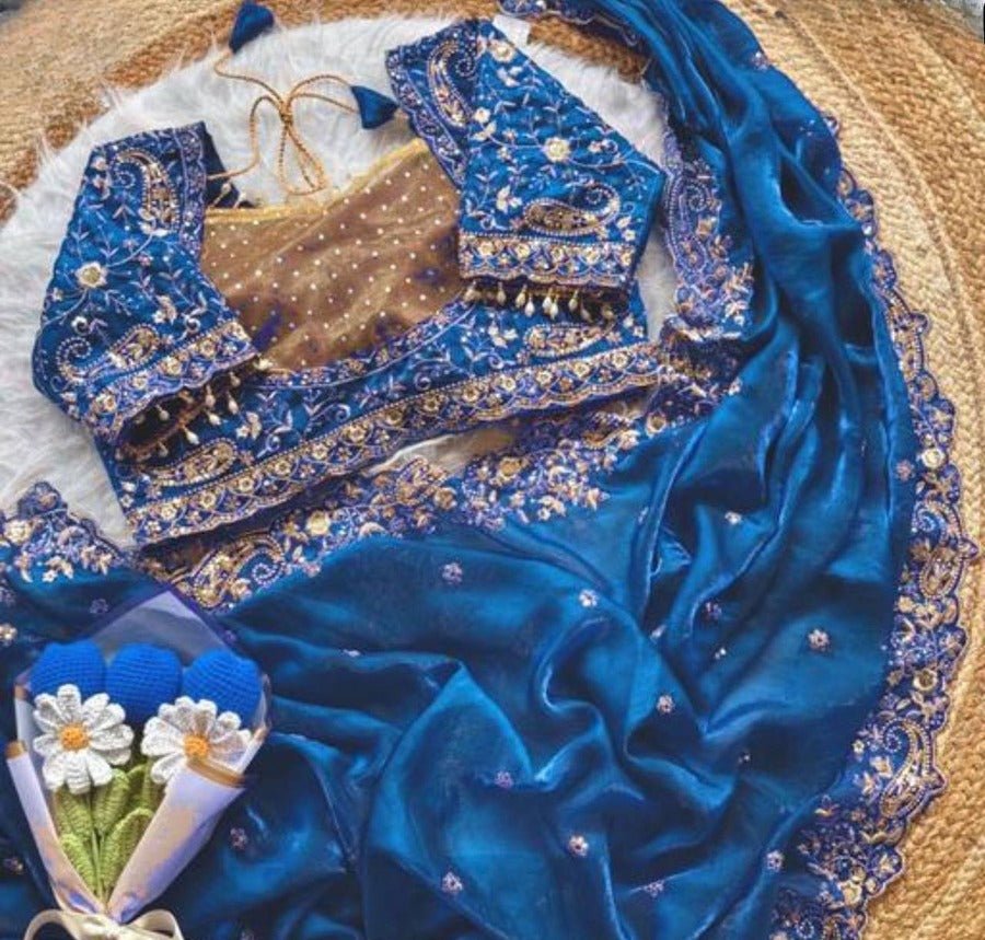 Amrah Wholesale Mango Saree Mg Saree - Amrah Wholesale