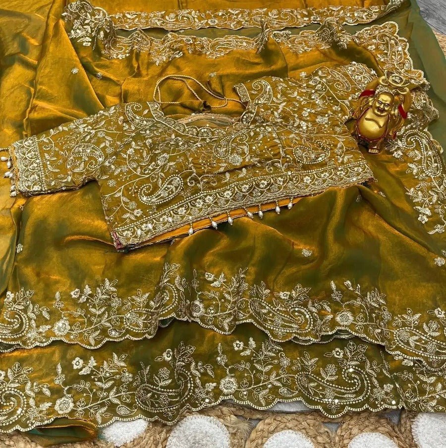 Amrah Wholesale Mango Saree Mg Saree - Amrah Wholesale