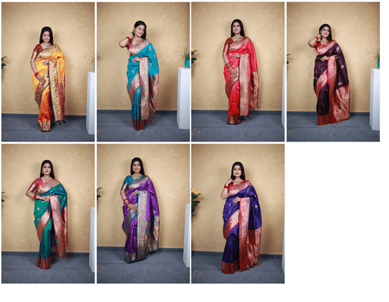 Amrah Wholesale Mb 28 Paithani Silk Saree - Amrah Wholesale
