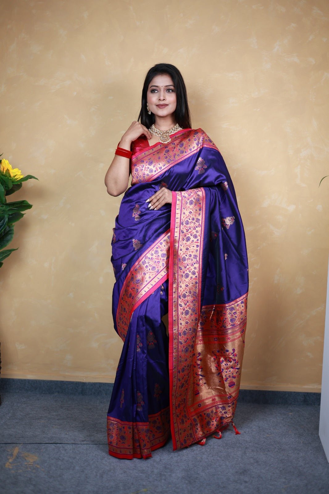 Amrah Wholesale Mb 28 Paithani Silk Saree - Amrah Wholesale