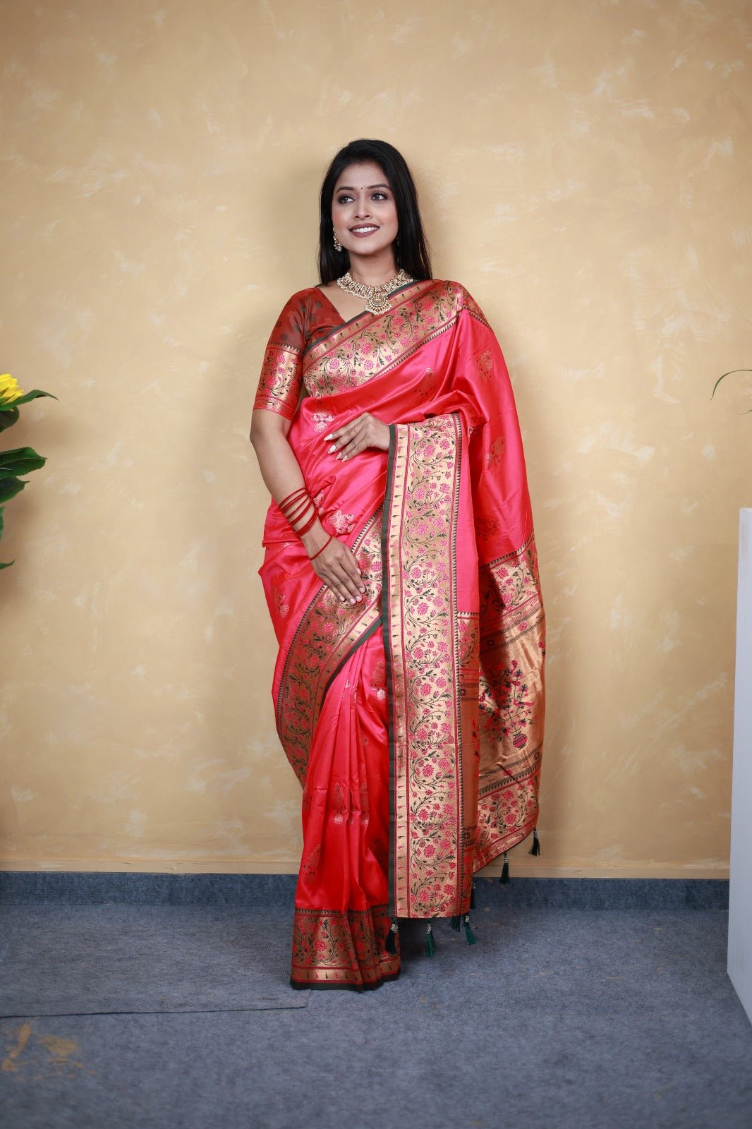 Amrah Wholesale Mb 28 Paithani Silk Saree - Amrah Wholesale