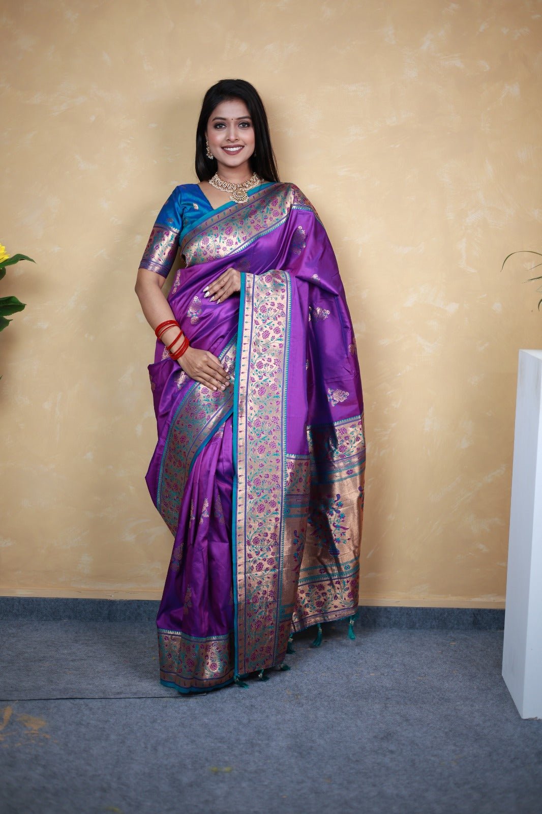 Amrah Wholesale Mb 28 Paithani Silk Saree - Amrah Wholesale