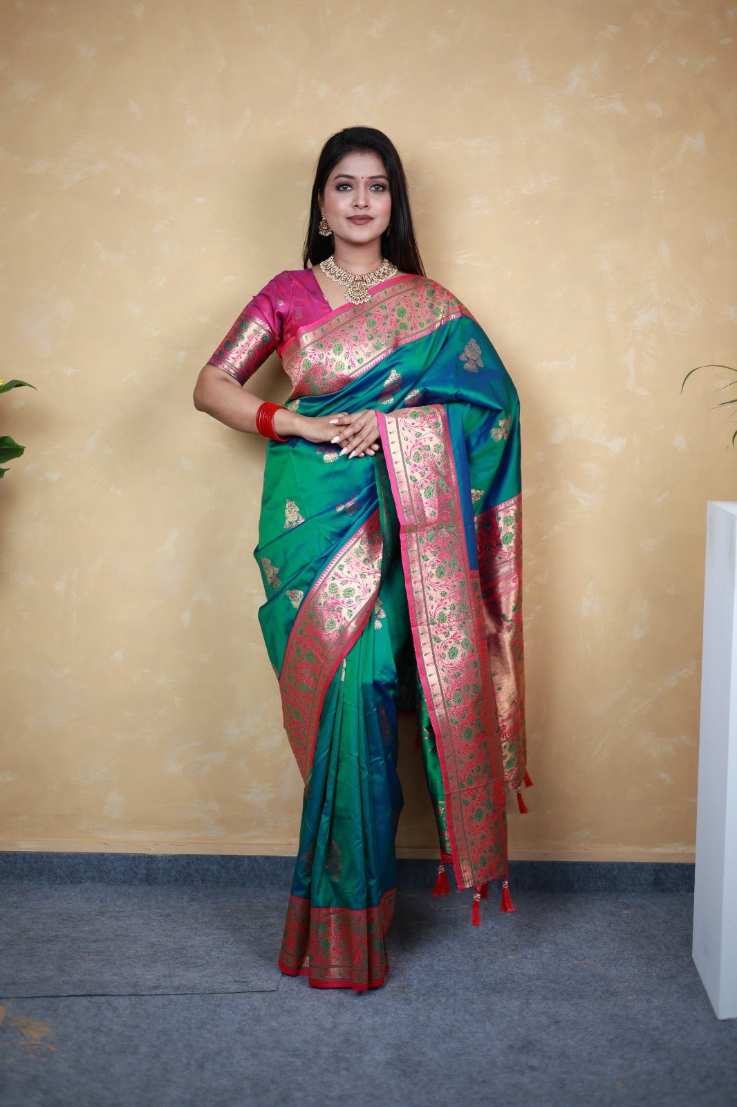 Amrah Wholesale Mb 28 Paithani Silk Saree - Amrah Wholesale