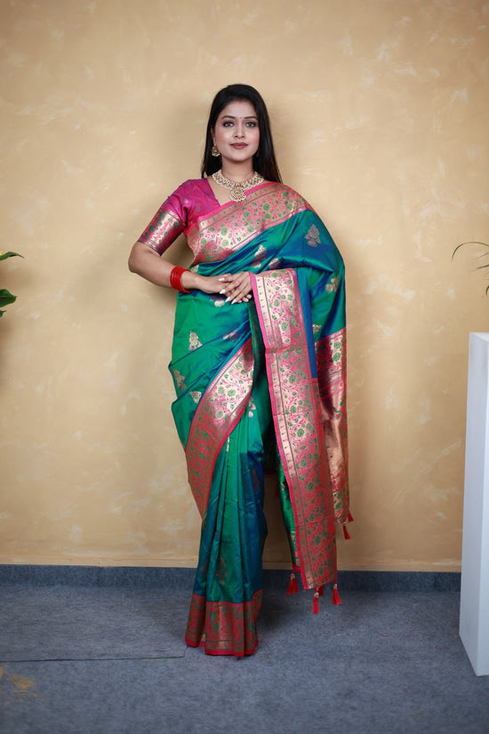 Amrah Wholesale Mb 28 Paithani Silk Saree - Amrah Wholesale