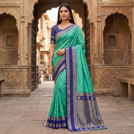 Amrah Mb 3324 Banarasi Silk Saree Collection