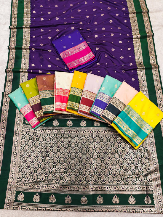 Amrah Mb 3324 Banarasi Silk Saree Collection