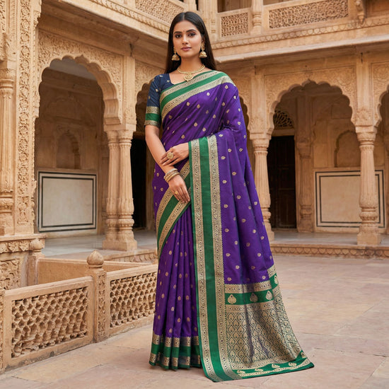 Amrah Mb 3324 Banarasi Silk Saree Collection