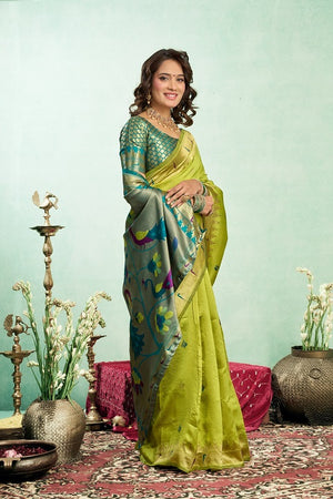 Meera 333 Paithani Silk Zari Weaving Saree Collection