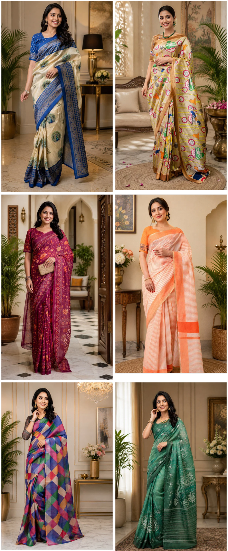 Amrah Meera 353 Chanderi Cotton Saree