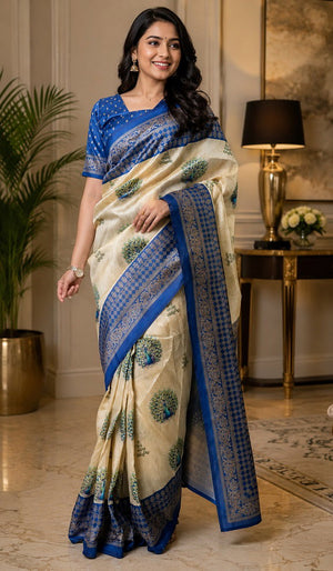 Amrah Meera 353 Chanderi Cotton Saree
