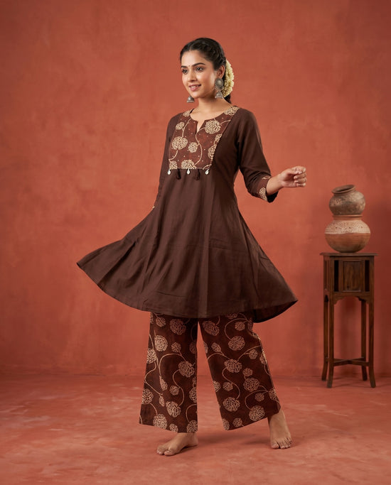 Amrah Wholesale Naisha K 888 Cotton Kurti Pant Set