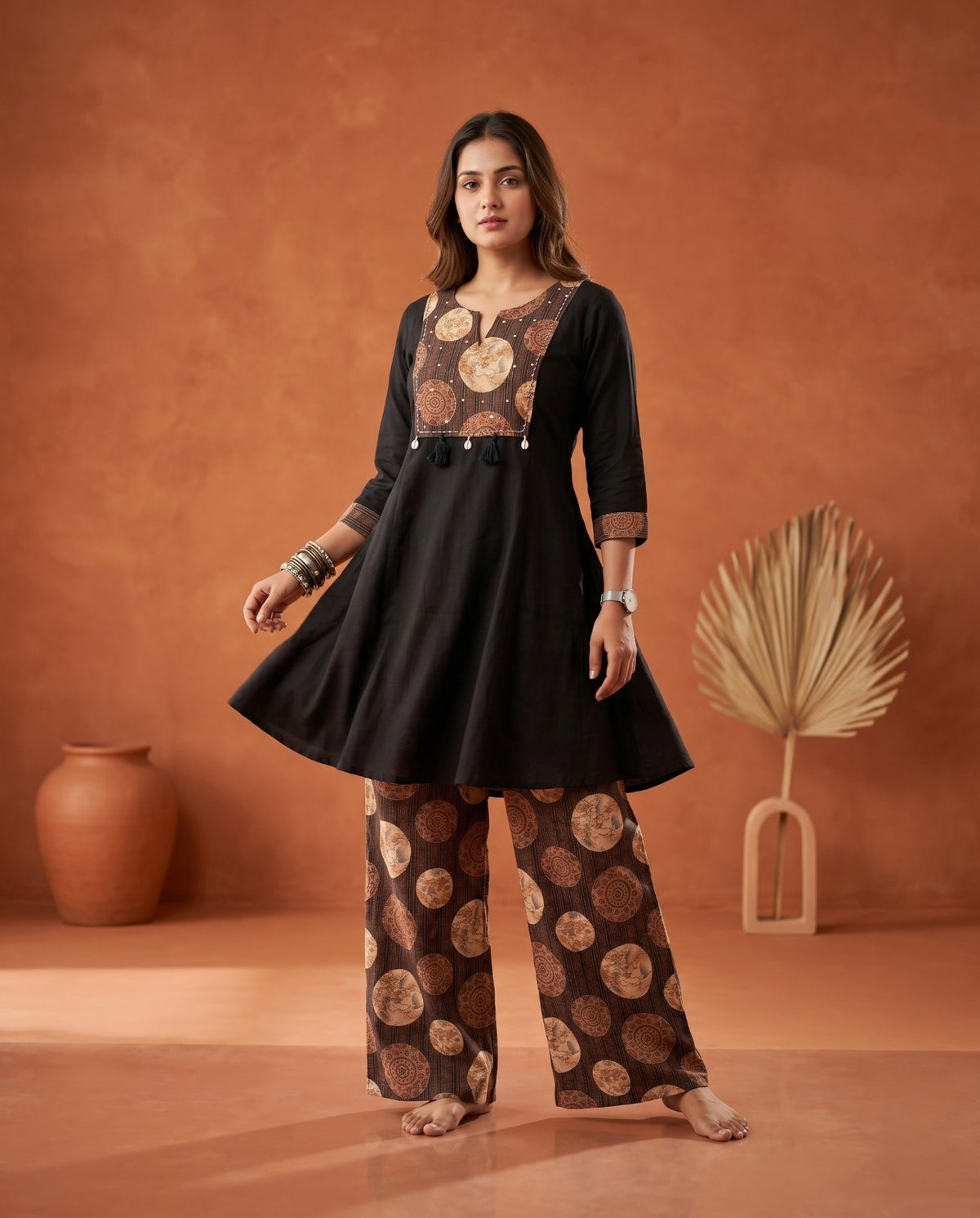 Amrah Wholesale Naisha K 888 Cotton Kurti Pant Set